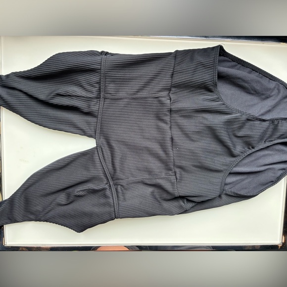 RACHEL Rachel Roy Black Bodysuit One Piece - Picture 1 of 4